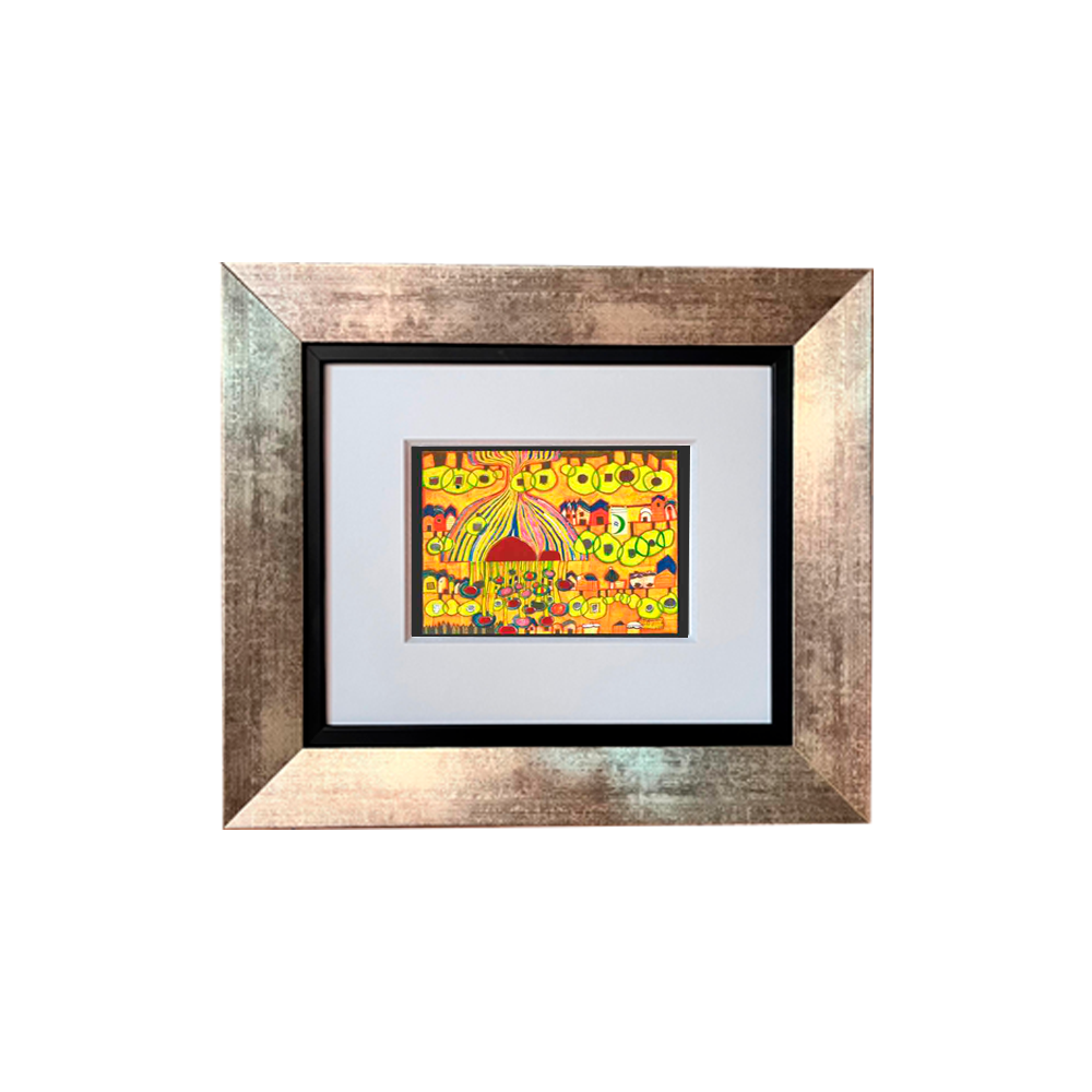 HUNDERTWASSER PEQUEÑO 29x34 CMS